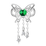 Butterfly Birthstone Dangle Charms