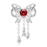 Butterfly Birthstone Dangle Charms