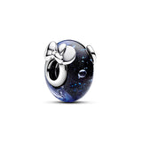 Disney Mickey & Minnie Galaxy Murano Glass Charm