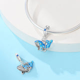 Celestial Blue Whale Dangle Charm