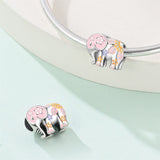 Colorful Festival Elephant Charm