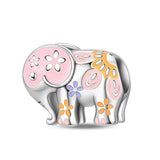 Colorful Festival Elephant Charm