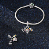 Día de los Muertos Charm, Skull, Candle, and RIP Gravestone