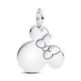 Disney Minnie Mouse Silhouette Pendant Charm