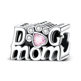Dog Mom Paw Print Charm