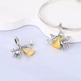Egypt Pyramid Camel Travel Dangle Charm