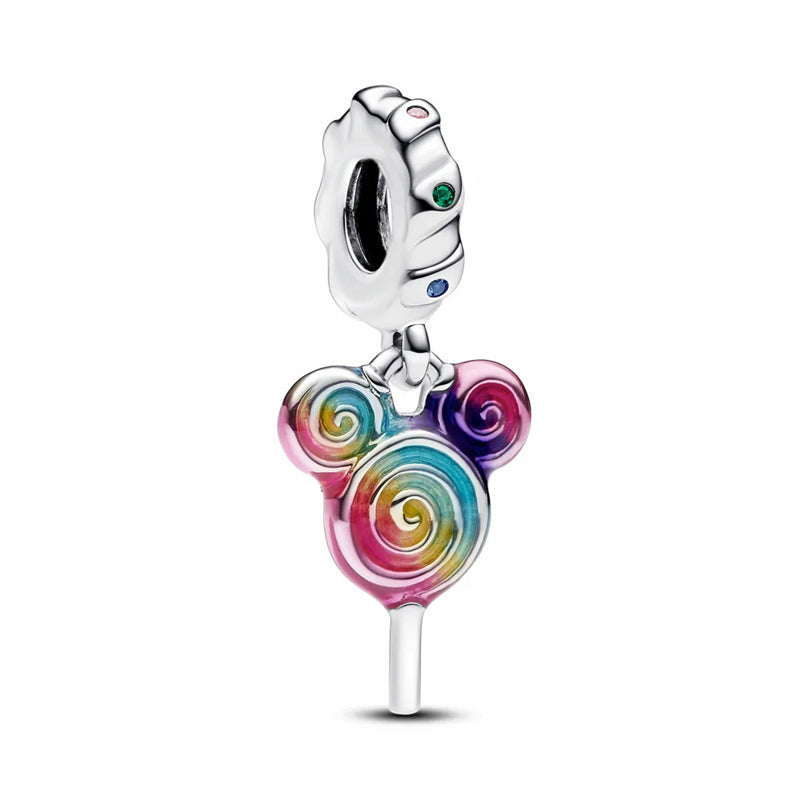 Disney Mickey Mouse Rainbow Lollipop Dangle Charm