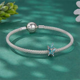 Fluttering Blue Duo Butterfly Charm