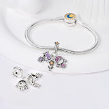 Girls Flower Dangle Charm