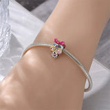 Glow-in-the-Dark Barbie Skull Charm