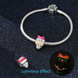 Glow-in-the-Dark Barbie Skull Charm