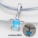 Glow in the Dark Luminous Ocean Turtle Dangle Charm