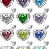 Heart Birthstone Charms