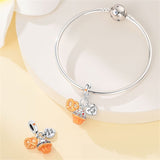 Hello Fall Cupcake & Pretzel Dangle Charm