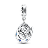 Horse & Horseshoe Good Luck Dangle Charm