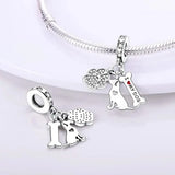 I Love my Dog Charm