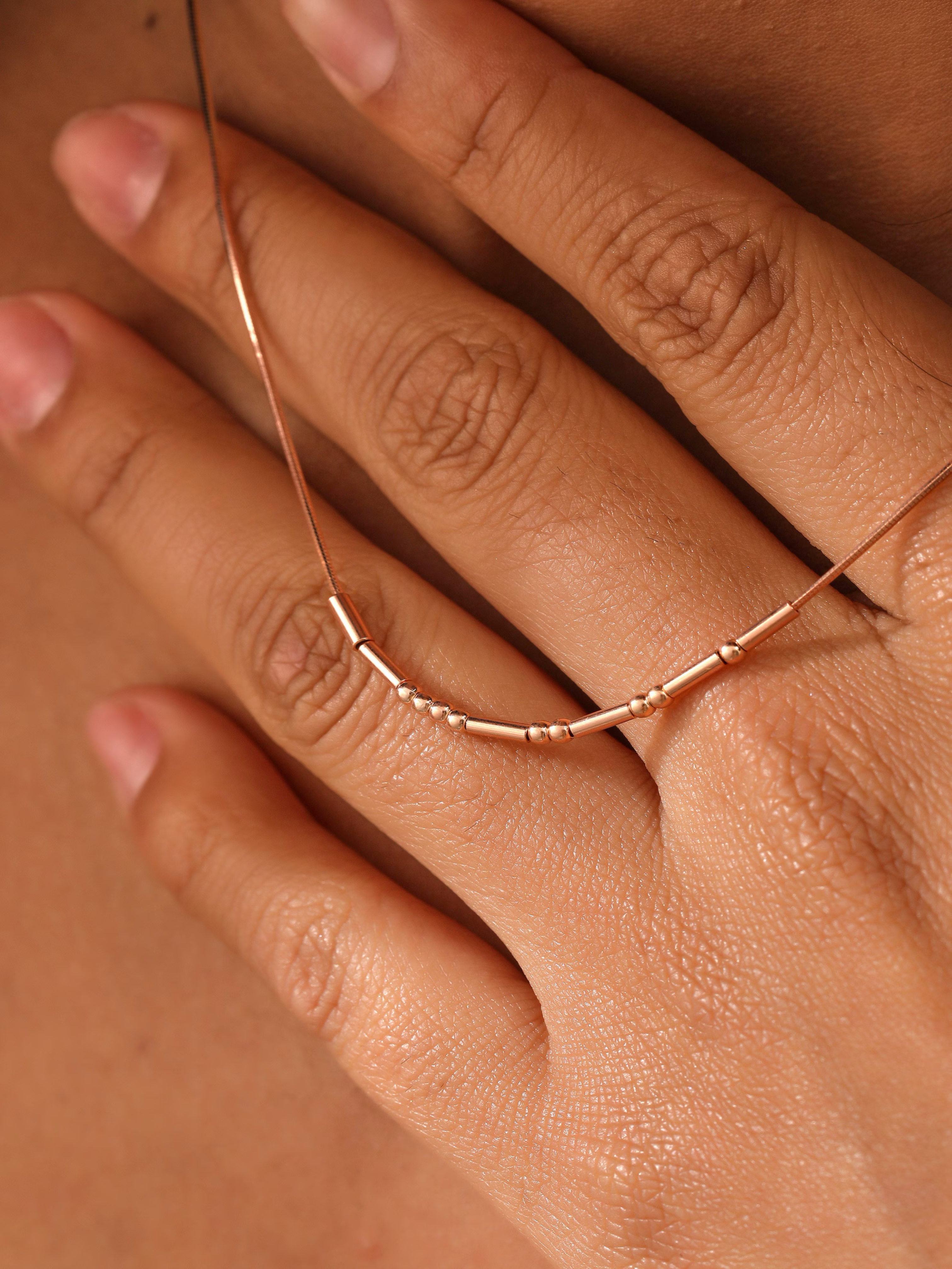 Tulas Shop Morse Code Necklace