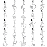 Elegant Crystal Letter A~Z Alphabet Charm