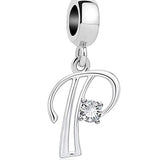 Elegant Crystal Letter A~Z Alphabet Charm