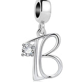 Elegant Crystal Letter A~Z Alphabet Charm