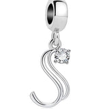 Elegant Crystal Letter A~Z Alphabet Charm