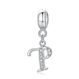 Elegant Cursive Letter A~Z Alphabet Charm