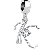 Elegant Crystal Letter A~Z Alphabet Charm
