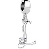 Elegant Crystal Letter A~Z Alphabet Charm