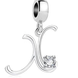 Elegant Crystal Letter A~Z Alphabet Charm
