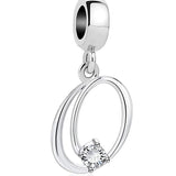 Elegant Crystal Letter A~Z Alphabet Charm
