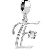 Elegant Crystal Letter A~Z Alphabet Charm