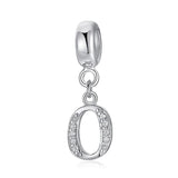 Elegant Cursive Letter A~Z Alphabet Charm
