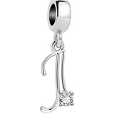 Elegant Crystal Letter A~Z Alphabet Charm