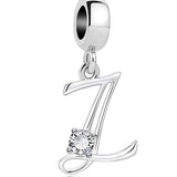 Elegant Crystal Letter A~Z Alphabet Charm