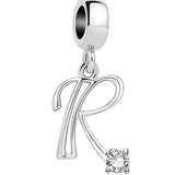 Elegant Crystal Letter A~Z Alphabet Charm