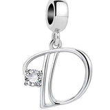 Elegant Crystal Letter A~Z Alphabet Charm