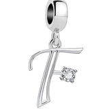 Elegant Crystal Letter A~Z Alphabet Charm