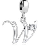 Elegant Crystal Letter A~Z Alphabet Charm