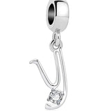 Elegant Crystal Letter A~Z Alphabet Charm