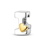 Gold Heart Letter A~Z Alphabet Charm