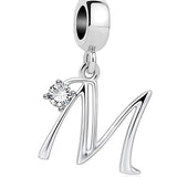 Elegant Crystal Letter A~Z Alphabet Charm