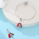 London Big Ben, Phone Booth & Guard Dangle Charm