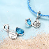Love the Ocean Starfish Locket Dangle Charm
