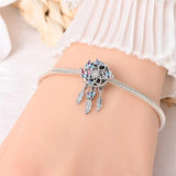 Luminous Butterflies Dreamcatcher Dangle Charm