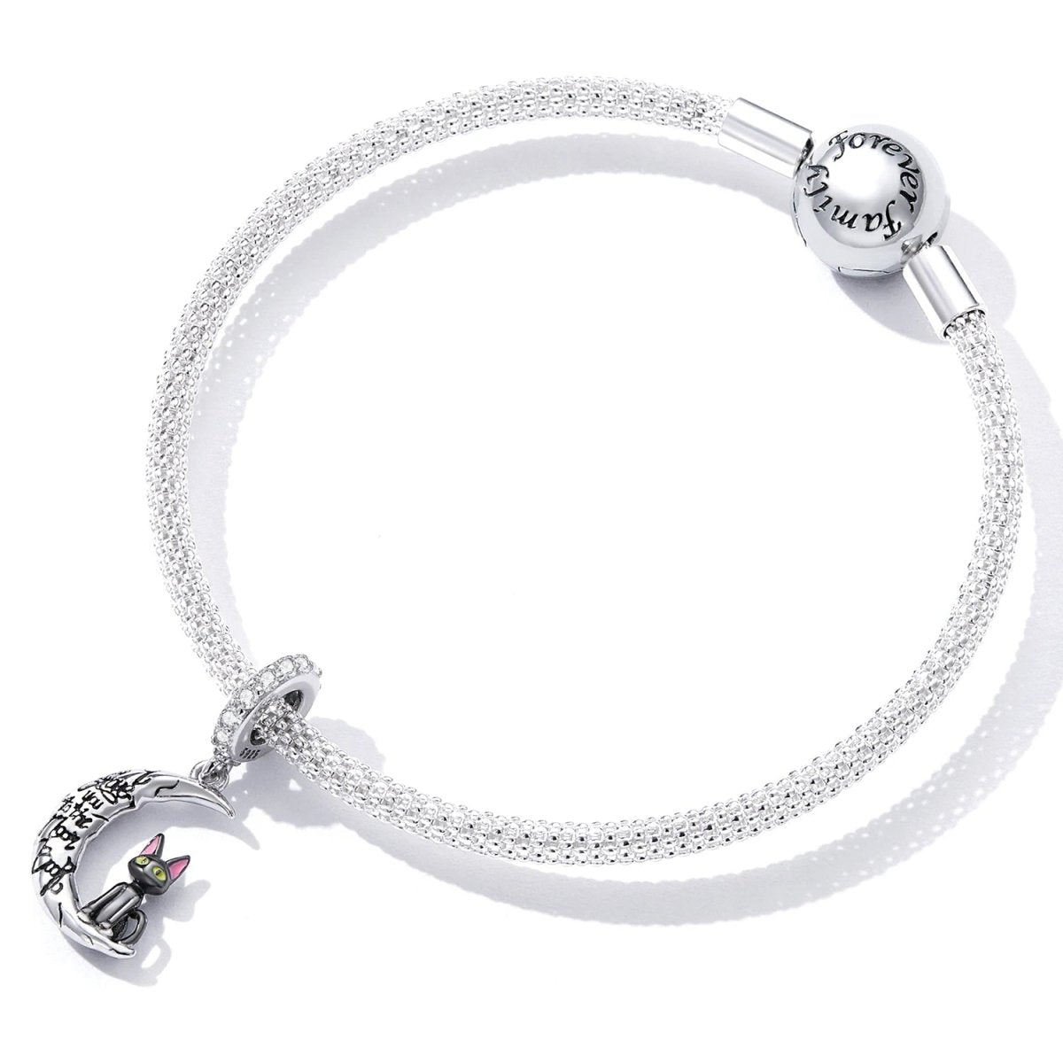Moonlit Cat Dangle Charm