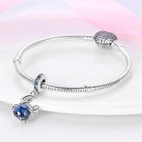 Ocean Blue Crab Dangle Charm