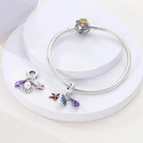 Ocean Seashell Starfish Triple Dangle Charm