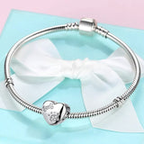 Personalized Pet Photo & Paw Print Heart Charm