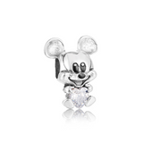Disney Mickey Mouse Heart Gem Charm