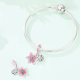 Pink Blossom “Life in Full Bloom” Dangle Charm